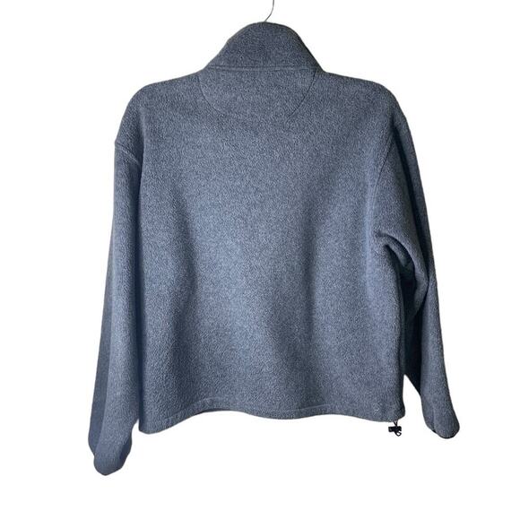 Eddie Bauer Ebtek Outdoor Fleece Jacket Men Size Large Long Sleeve Full Zip Gray - Picture 2 of 7